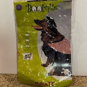 Booville! Rubies Pet Canine Dog Pirate Halloween 2-Piece Costume Size Large NWT